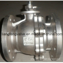 API 2PC Ball Valve, Flanged, Stainless Steel